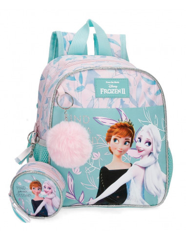 MOCHILA ADAP. 25CM. FROZEN MEMORIES